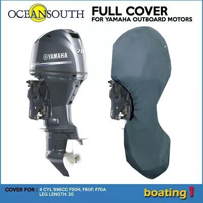 Full Cover For Yamaha Outboard Motor Engine 4CYL 996CC F50H-F70A (2010>) - 20  • $81